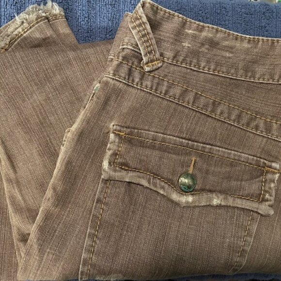 Men's Stitches "Nebraska" brown‎ denim jeans - Picture 1 of 8